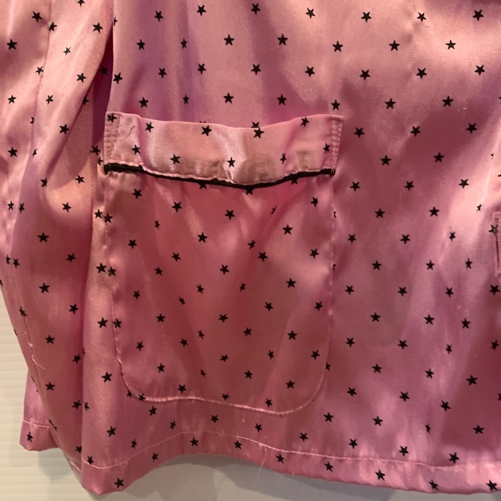 printed pink pajamas